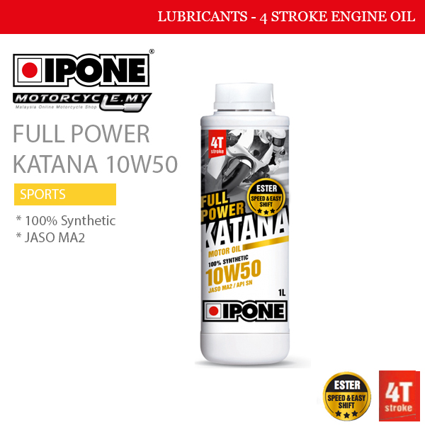 IPONE Full Power Katana 10W50 Malaysia