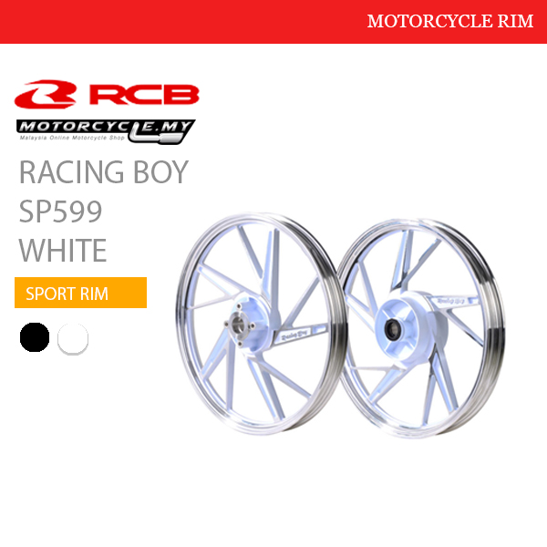 Racing Boy Sport Rim SP599 White Malaysia