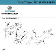 [12] - CF Moto 650 MT Spare Parts 6NT1-040601-0V200 Front Protection Plate, Rh